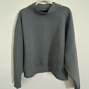 Calia women's grey ribbed sweatshirt, size XXL